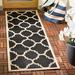 Black/White 120 x 0.2 in Area Rug - Winston Porter Herefordshire Geometric Black/Beige Indoor/Outdoor Area Rug | 120 W x 0.2 D in | Wayfair