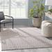 White 87 x 63 x 0.48 in Area Rug - Well Woven Baldwin Asher Modern Pebbled Ivory Soft Rug Polypropylene | 87 H x 63 W x 0.48 D in | Wayfair