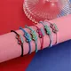 YIZIZAI-Bracelets de bus de freins mignons pour femmes et enfants ULélastique réglable bracelet