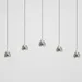 Seed Design Paopao L5 LED Linear Multi Light Pendant - SLD-1013PL5-CRM