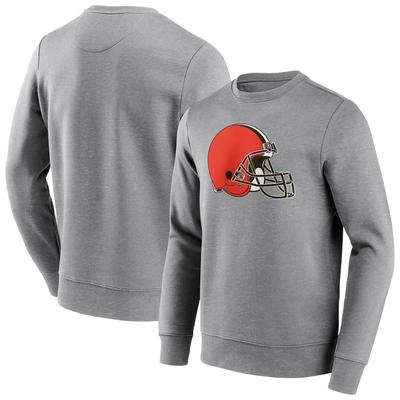 Cleveland Browns Rundhals-Sweatshirt mit neutraler Farbe und Logo - Herren Image