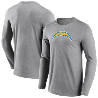 Los Angeles Chargers Langarm-T-Shirt mit neutralem Farblogo - Herren Image