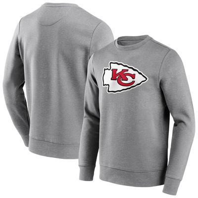 Kansas City Chiefs Rundhals-Sweatshirt mit neutraler Farbe und Logo - Herren Image