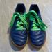 Nike Shoes | Nike Tiempo X Indoor Soccer Shoes Blue Size 5.5y | Color: Blue/Green | Size: 5.5b