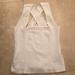 Anthropologie Tops | Anthropologie Maeve White Criss Cross Tank | Color: White | Size: Xs