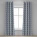 East Urban Home Ambesonne Cartoon Grommet Curtain, Abstract Snowflakes Pastel Background Winter Celebration Theme Christmas | 96 H in | Wayfair