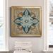 Canora Grey Villa Umbra III - Picture Frame Painting Print on Canvas Canvas, Solid Wood in Black/Blue/Green | 17.5 H x 17.5 W x 1.5 D in | Wayfair