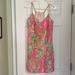Lilly Pulitzer Dresses | Lilly Pulitzer Silk Tank Dress, Flamingo Pink Southern Charm | Color: Green/Pink | Size: M