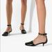 Burberry Shoes | Burberry Croc Peep-Toe Heel | Color: Black | Size: 10