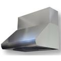 Sirius Range Hoods 48" Professional Series 1100 CFM Convertible Wall Mount Range Hood in Stainless Steel in Gray | 42 H x 48 W x 24 D in | Wayfair