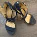 Michael Kors Shoes | Michael Kors Suede Leather Heels | Color: Blue | Size: 7
