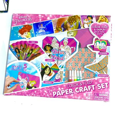 Disney Toys | Disney Princess Craft Set | Color: Blue/Pink | Size: 5 Projects