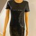 Michael Kors Dresses | Michael Kors Black Sequin Mini Dress Size Small | Color: Black | Size: S