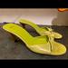 Coach Shoes | Coach Slip On Sandal | Color: Green | Size: 9