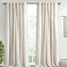 Imani Tailored Curtain Panel Light Almond 50 x 84, 50 x 84, Light Almond