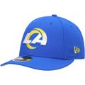 Men's New Era Royal Los Angeles Rams Omaha Low Profile 59FIFTY Fitted Hat