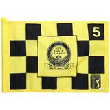 PGA TOUR Event-Used #5 Checkered Pin Flag from The NFL Golf Classic on May 27th to June 2nd 2002