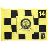 PGA TOUR Event-Used #14 Checkered Pin Flag from The NFL Golf Classic on May 27th to June 2nd 2002