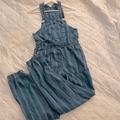 American Eagle Outfitters Jeans | American Eagle Stripe Overall - Xxs | Color: Blue | Size: Xxs