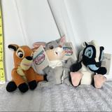 Disney Toys | Disney Mini Bean Bag Plushes Bambi & Friends | Color: Cream | Size: 7”