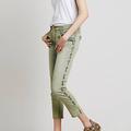 Free People Jeans | Free People Lace Up Skinnies | Color: Blue/Green | Size: 30