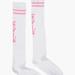 Levi's Accessories | New Women's Levi's Knee High Pink & White Striped Sport Socks | Color: White | Size: Os