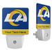 Los Angeles Rams Personalized 2-Piece Nightlight Set