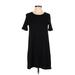 Gap Casual Dress - Shift: Black Solid Dresses - Women's Size X-Small