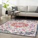 Tigris TGS-2304 6'7" x 9' Traditional Updated Traditional Ivory/Navy/Red Area Rug - Hauteloom