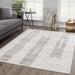 Tigris TGS-2316 6'7" x 9' Modern,Farmhouse Ivory/Gray Area Rug - Hauteloom