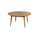 Table basse d'appoint ronde en bois D80cm bois clair