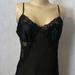 Victoria's Secret Intimates & Sleepwear | M Victoria's Secret Sheer Silk Chemise W/Mesh Insets & Beaded Lace | Color: Black | Size: M