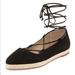 Michael Kors Shoes | Michael Kors Collection Suede Lace Up Espadrille | Color: Black/Tan | Size: 37