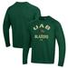 Men's Under Armour Green UAB Blazers All Day Fleece Pullover Sweatshirt