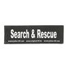 Search & Rescue Patch for Dogs, Small, Black