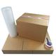 GP Heavy Duty Large Cardboard Moving and Storage Boxes - 42 Litre 46 x 31 x 31 cm (15 Pack) with Fragile Tape Marker and Bubble Wrap | Strong Double Walled Cardboard | Packing Kit for Moving House