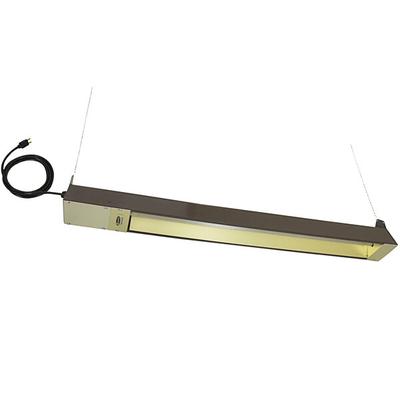 TPI OCH Series OCH-57-240VCE Brown Outdoor / Indoor Quartz Electric Infrared Heater with 6' Cord Set - 240V, 3000W