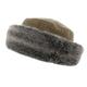 Hawkins AE10 Ladies 100% Wool Tweed Hat with Super Soft Fur Trim (Teflon Coated) (Brown Tweed)