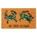 Liora Manne Natura No Crabs Allowed Outdoor Mat Natural 2' x 3' - Trans Ocean NTR23250212