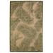 "Liora Manne Carmel Fronds Indoor/Outdoor Rug Green 7'10"" x 9'10"" - Trans Ocean CRE80847406"