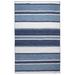 "Liora Manne Sorrento Boat Stripe Indoor/Outdoor Rug Navy 5' x 7'6"" - Trans Ocean SRN57631733"