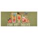 Liora Manne Frontporch Happy Drinks Indoor/Outdoor Rug Green 2' x 5' - Trans Ocean FTPR5457306