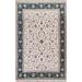 Floral Traditional Kashan Oriental Area Rug Hand-knotted Wool Carpet - 6'3" x 9'0"