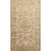 Vegetable Dye Geometric Nepalese Oriental Wool Area Rug Hand-knotted - 5'7" x 9'2"