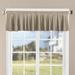 Home Soft Things Solid Faux Silk 1 Piece Valance Set,60" x 19" - 60" x 19"
