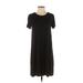 Gap Casual Dress - Shift: Black Solid Dresses - Women's Size Small