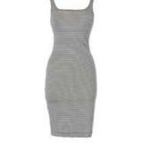 Zara Dresses | Bodycon Midi Dress | Color: Black/White | Size: S