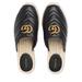 Gucci Shoes | Gucci Espadrilles Mule Leather | Color: Black | Size: 7.5