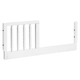 DaVinci Jenny Lind Mini Toddler Bed Rail, Wood in White | 13.5 H x 36.5 W x 0.75 D in | Wayfair M7399W