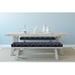 East Urban Home Ambesonne Navy Blue Bench Cushion Set Of 2, Navy Sea Yacht Theme Cool Classic Vessel Design In Vertical Art | Wayfair